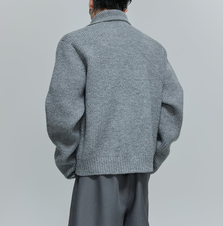 RUAN SHUAI RHINESTONE CARDIGEN JACKET