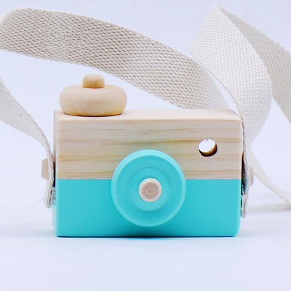 Cute Wooden Baby Kids Toys Camera