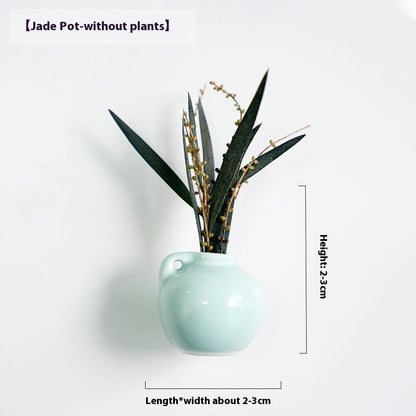 Three-dimensional Decoration Magnetic Ceramic Mini Vases