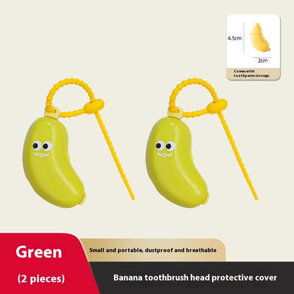 Banana Portable Toothbrush Storage Dust Cover.  ( BUY 1 GET ONE FREE !! )