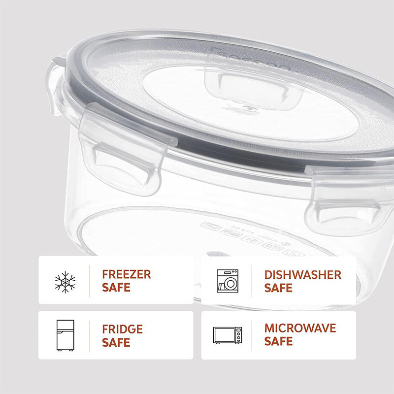 Kitchen Refrigerator Transparent Plastic Seal Box set