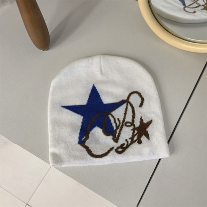 Rockstar Jacquard Knitted Beanie