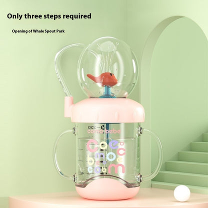 Baby Drinking Water Whale Diving Fountain Water Cup
