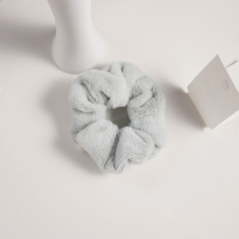 Girly cute plush Hair Scrunchie