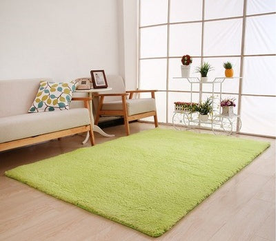 Living Room Rug Area Solid Carpet Fluffy Soft Home Decor Rug Tapete