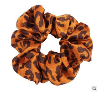 Bright Leopard Style Scrunchie