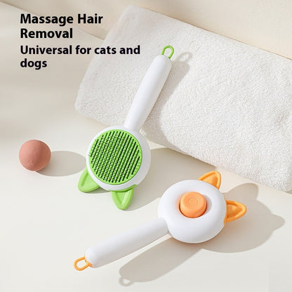 Pets Comb Self Cleaning Hair Remover Brush