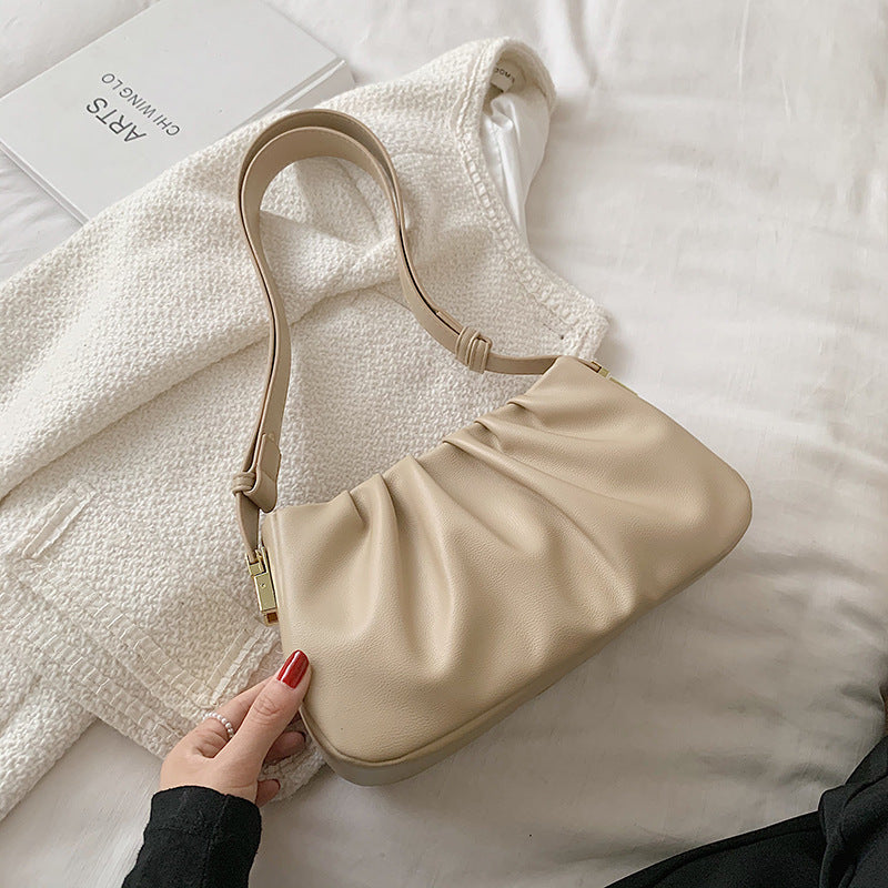 Pleated Cloud Niche Texture Shoulder Underarm Bag