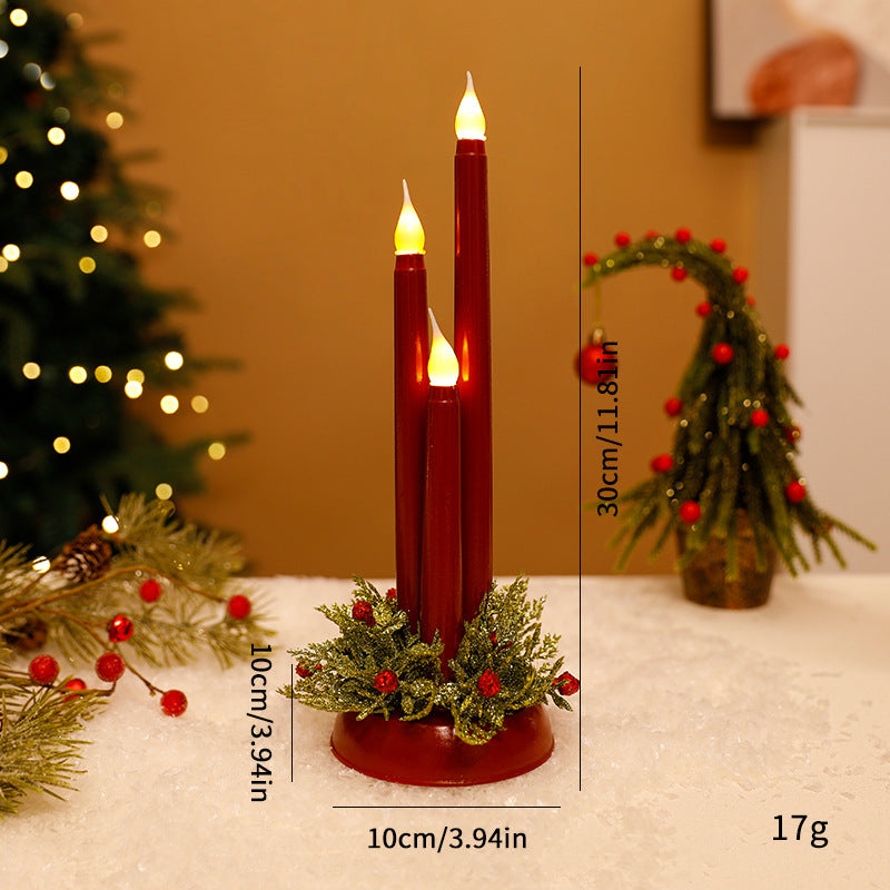 LED Electronic Candle Christmas Decorations