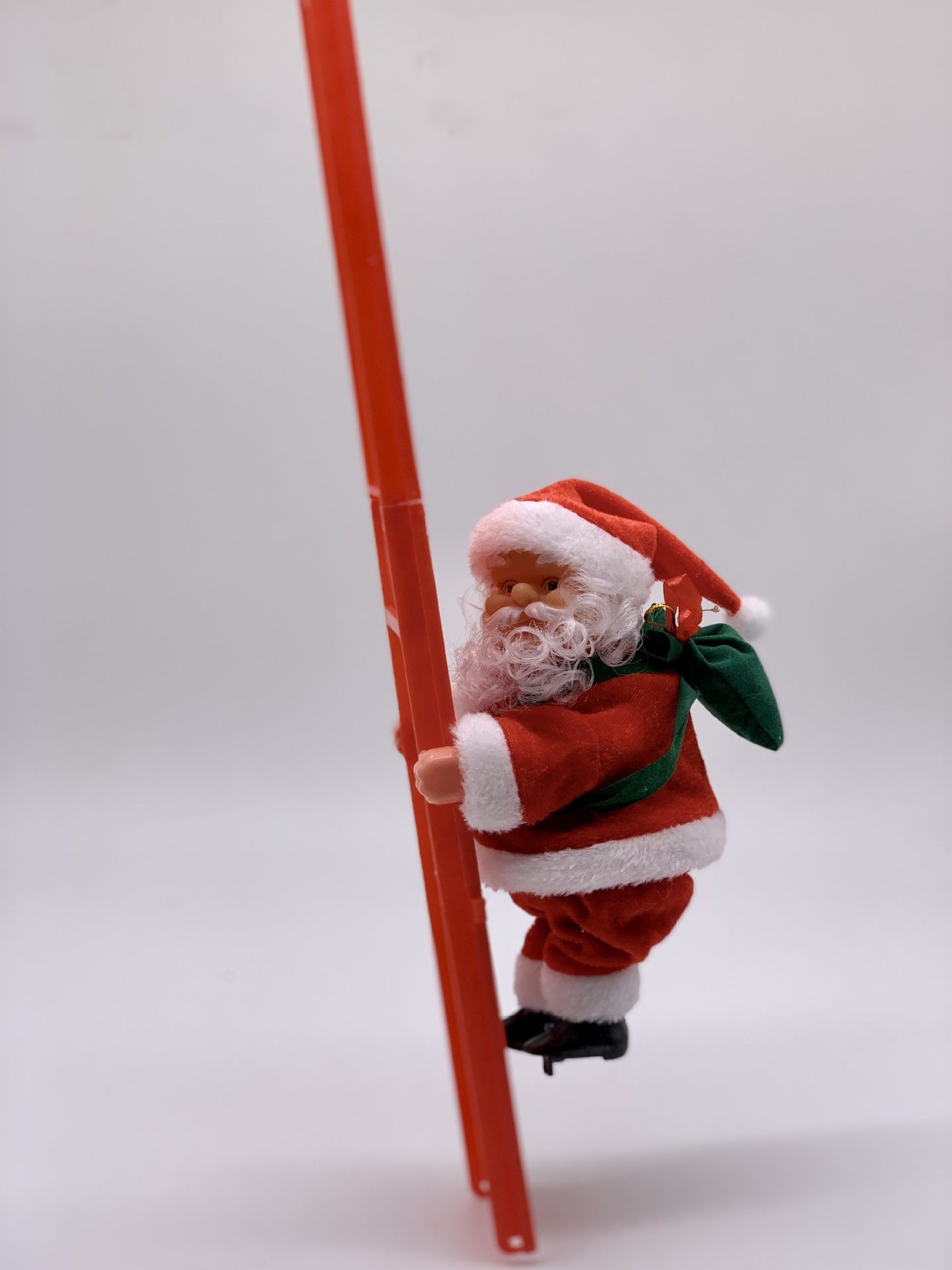 Electric Santa Claus Climbing Ladder & Rope