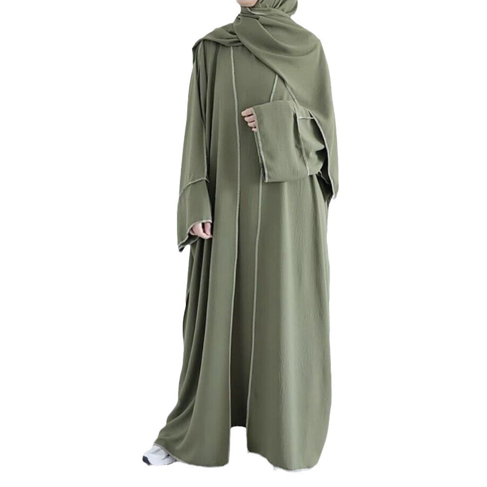 Cardigan With Inner Wear Dress Abaya