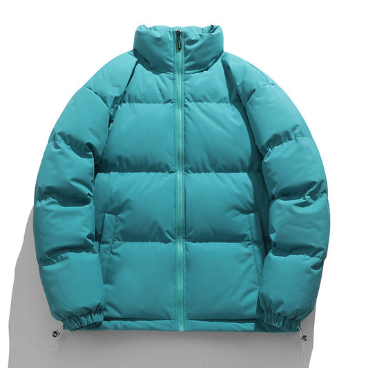Men's Stand Collar Loose And Warm Down Coat
