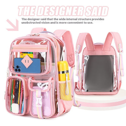 Transparent Waterproof Primary Schoolbag