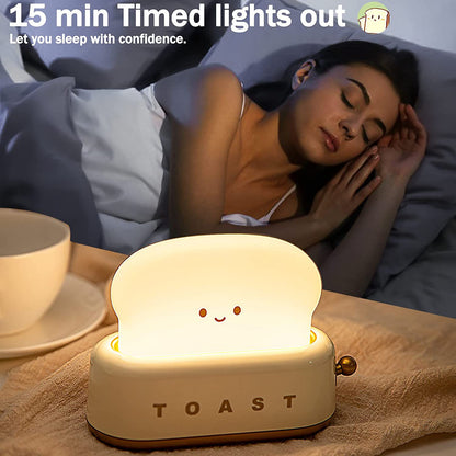 Creative LED USB Charging Dimming Toast Lamp