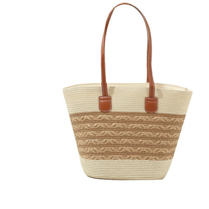 South Korea Vacation Style Raffia Woven Bag