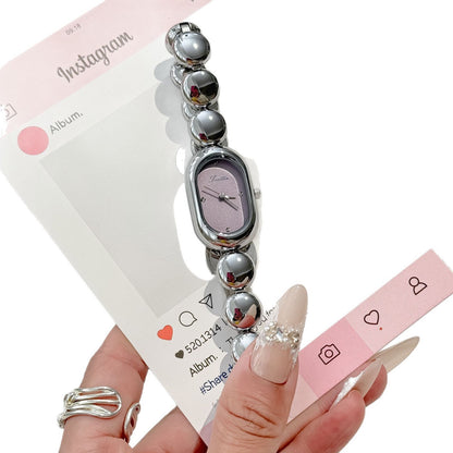 Bracelet Gold Elegant Oval Women's Watch