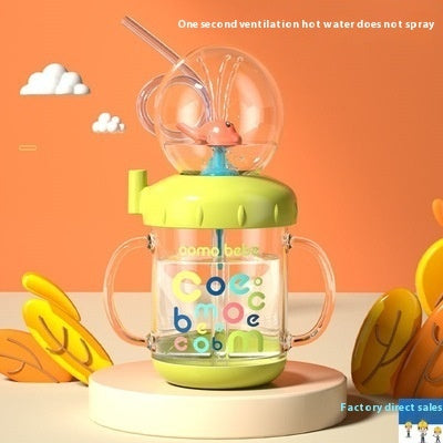 Baby Drinking Water Whale Diving Fountain Water Cup