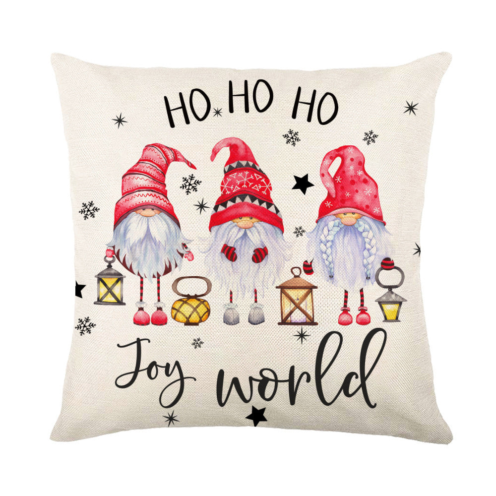 Christmas Decorations sofa Square Throw Pillow Cushion Cover