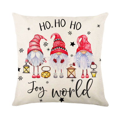 Christmas Decorations sofa Square Throw Pillow Cushion Cover