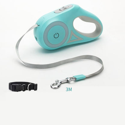 Dog Leash Retractable with Collar Spotlight