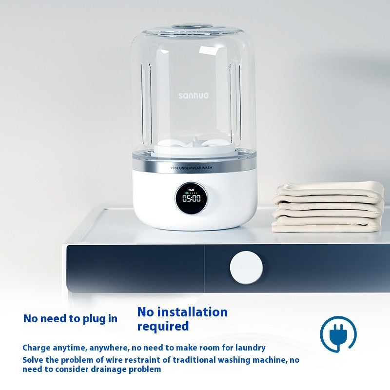 Mini Rechargeable  Underwear Washing Machine Travel Portable