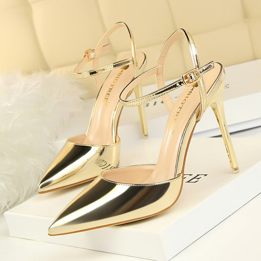 High and shallow pointed Heels