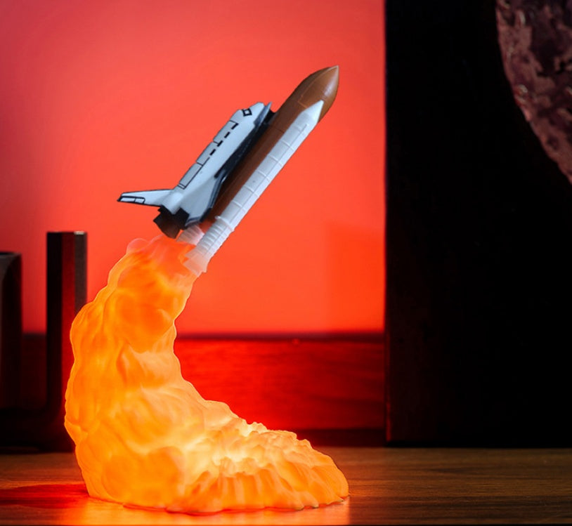 Nasa 3D Print Rocket Space Shuttle Lamp