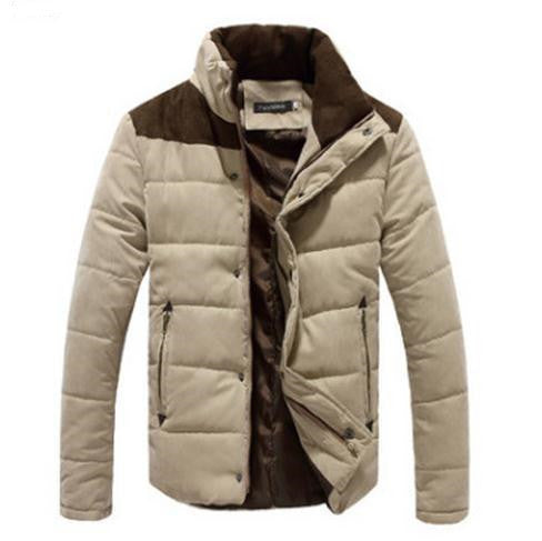 Warm Causal Parkas Male Outerwear Windbreak Jacket