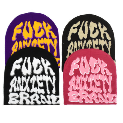 Popular Hip Hop Letters Knitted Beanie Hat