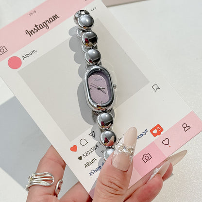 Bracelet Gold Elegant Oval Women's Watch