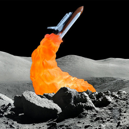 Nasa 3D Print Rocket Space Shuttle Lamp