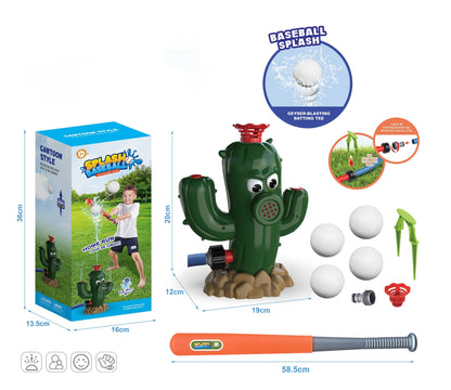 Outdoor Water Spray Cactus Water Toys
