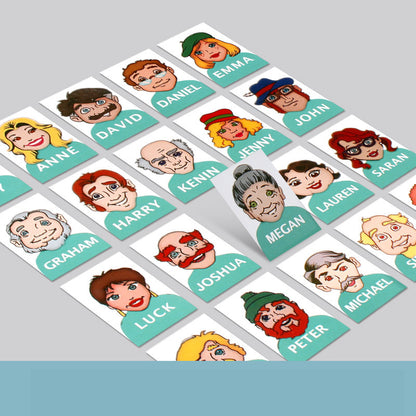 Educational Board Game Card Toy Children's Logical Reasoning Character Parent-child Interaction