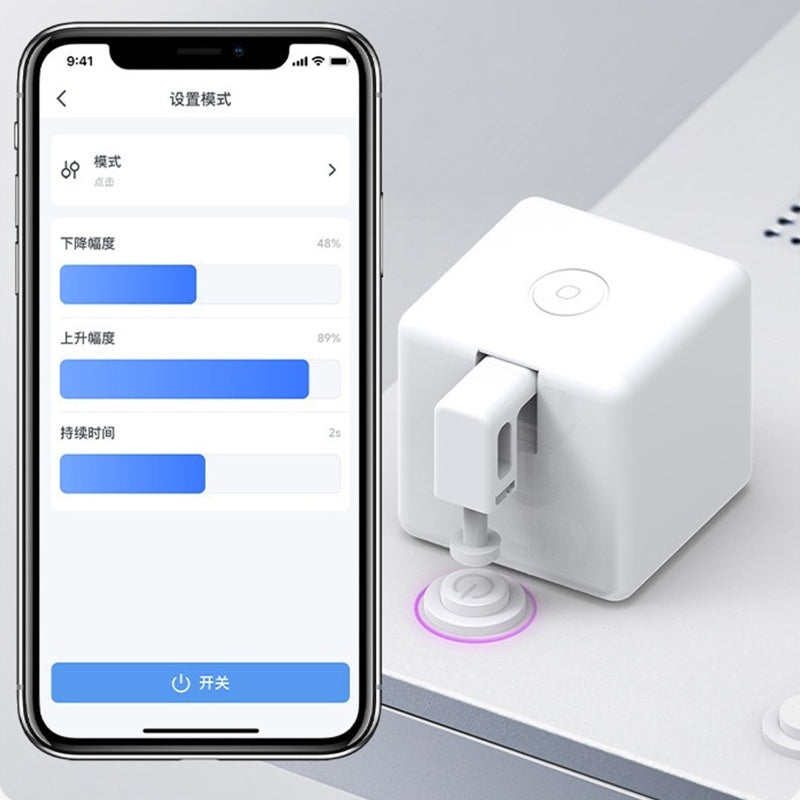 ボタンプッシャー 新型Bluetoothフィンガーロボット スマートライフアプリ 自動音声コントロール ホームガジェット