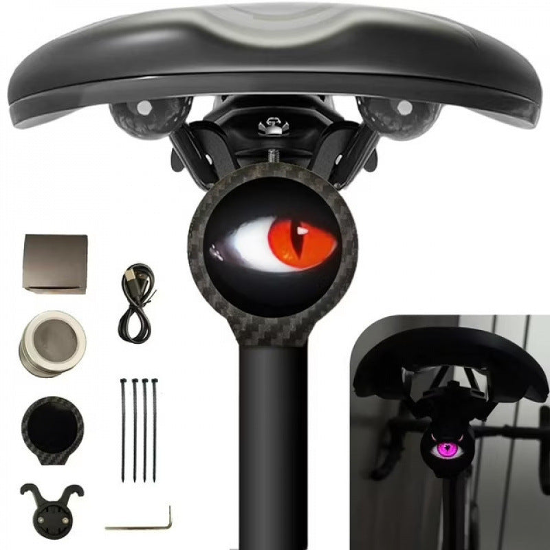 App Control Animation Single & Double Devil Eye Bicycle Taillight