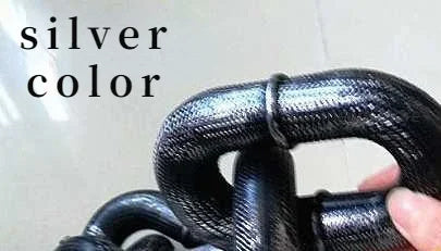 Simulation Iron style Plastic Pet Dogs Chain Chamber