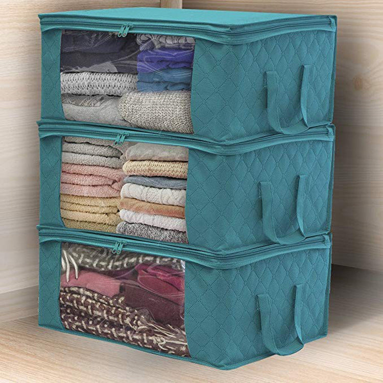 Non-woven folding storage box