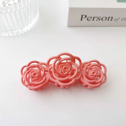 Rose Flower Style Hair Claw
