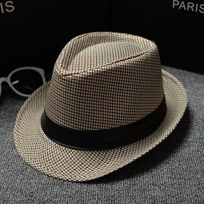 British Houndstooth  Sun Hat