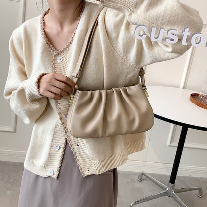 Pleated Cloud Niche Texture Shoulder Underarm Bag