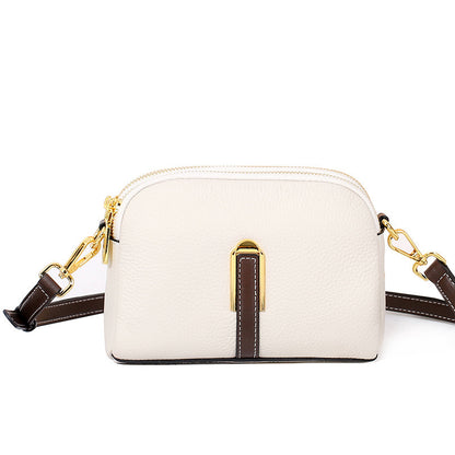 Layer Cowhide Large Capacity Square All-match Shoulder Bag