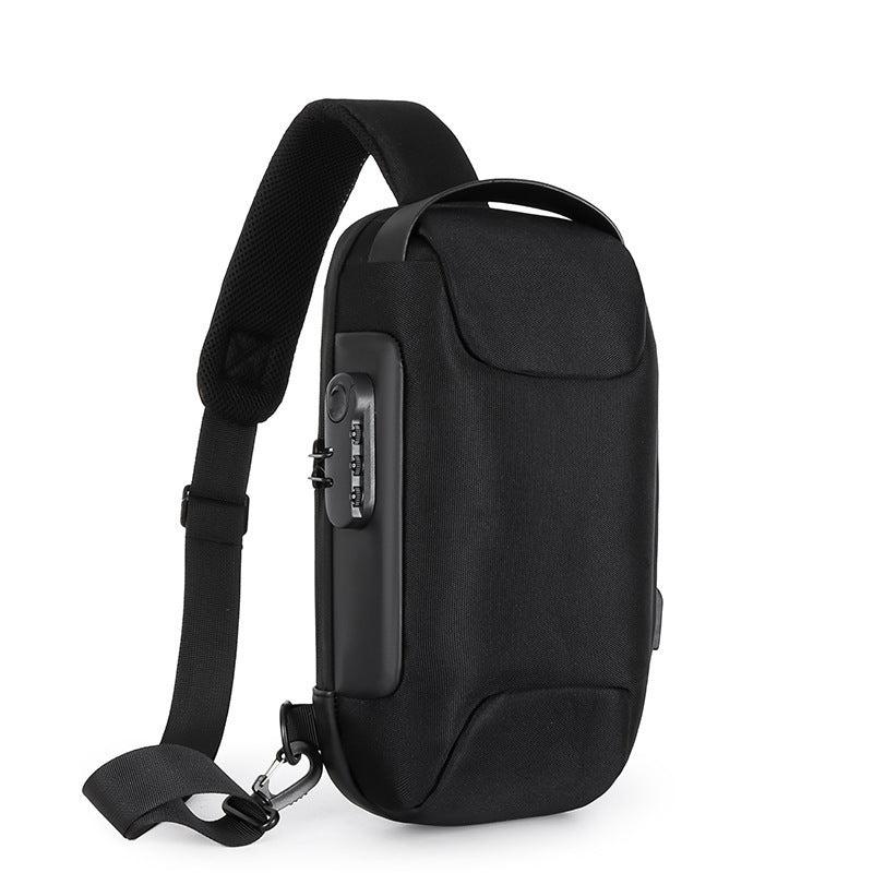 Anti theft Password Oxford Cloth Sports Messenger Bags Shoulder