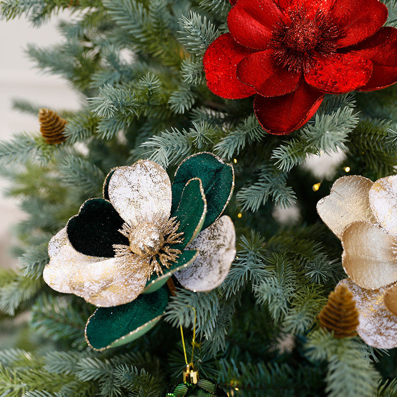 Christmas Tree Flower Ornaments Decorations