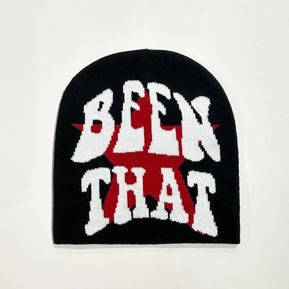 Warm Hip Hop Letters Knitted Beanie
