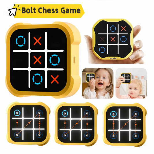 Ticktacktoe Three-character Chess Rice Montessori Puzzle Table Game