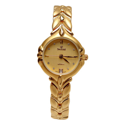 Retro Minority Round placer Gold Bracelet Women's All-match Small Watch