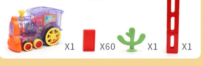 Toys Car Puzzle Automatic Release Electric Building Blocks Train Toy