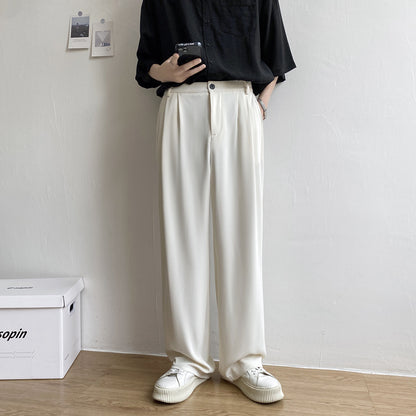 Men's Simple Loose Straight Casual Pants
