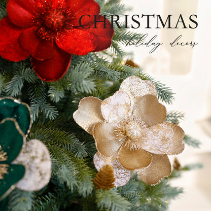 Christmas Tree Flower Ornaments Decorations