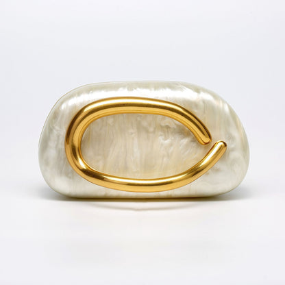 Acrylic Dinner Clutch Shoulder Crossbody Bag